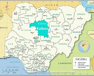 Nigeria Map Kaduna City