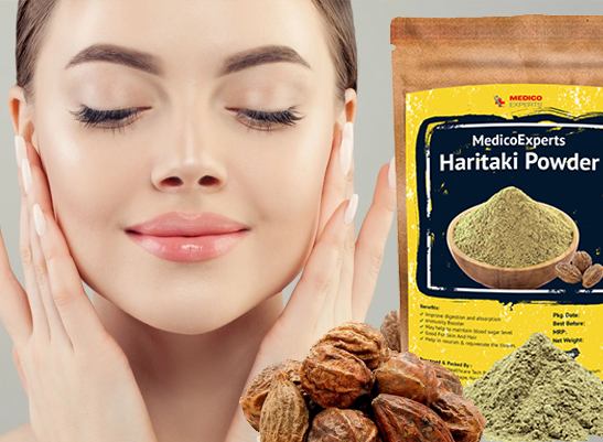 Haritaki powder for dark circles