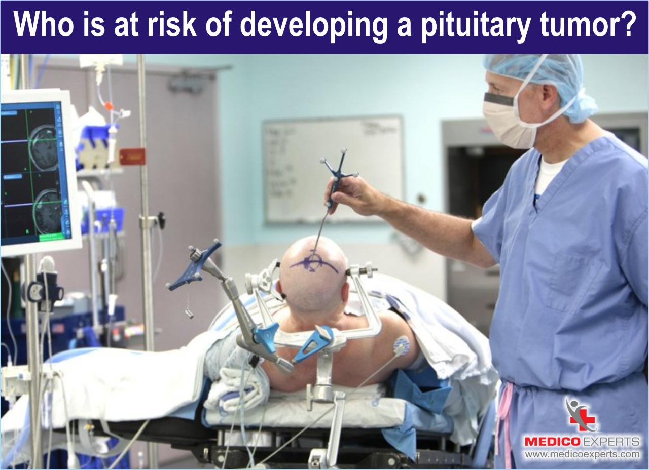 what is the risk of developing pituitary tumor