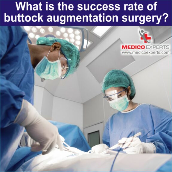 What is the success rate of buttock augmentation surgery