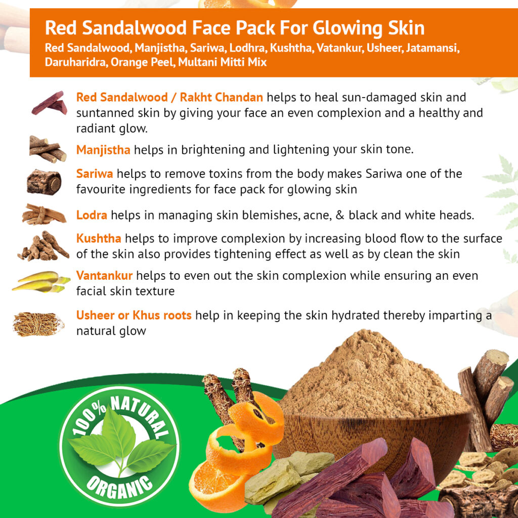 face pack for glowing skin