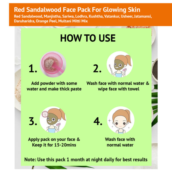 face pack for glowing skin