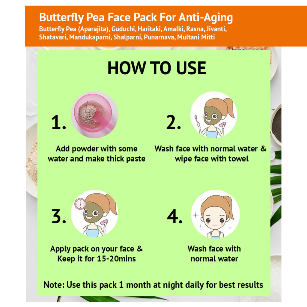 anti aging face pack