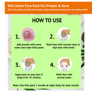 face pack for pimples