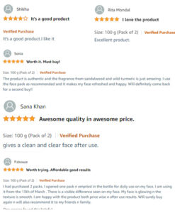 MedicoExperts 11 Chakra Red Sandalwood Ubtan Face pack
