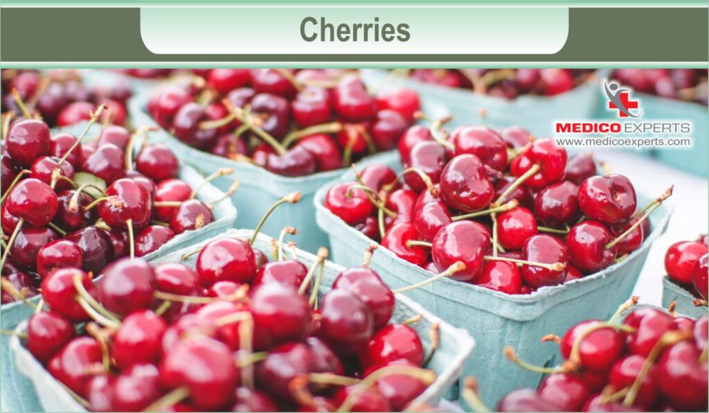 Fruits to Reduce Creatinine Level - Cherries