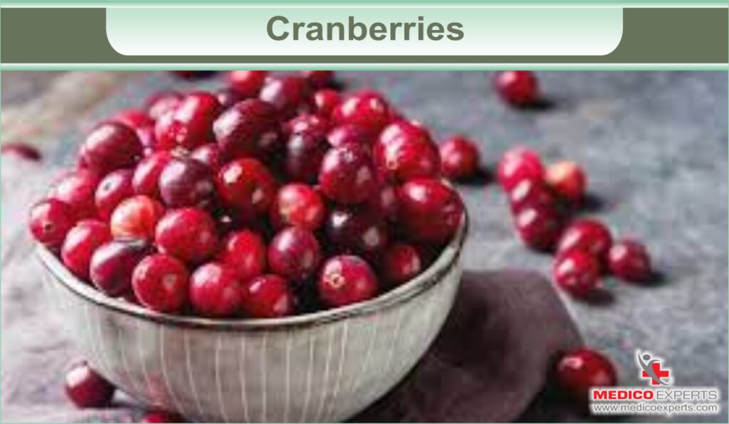 Fruits to Reduce Creatinine Level - Cranberries 