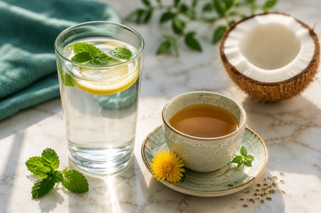 How to Detox Your Liver Naturally: 5 Ayurveda-Backed Methods 10 Method 2 — Stay Hydrated to Support Liver Filtration