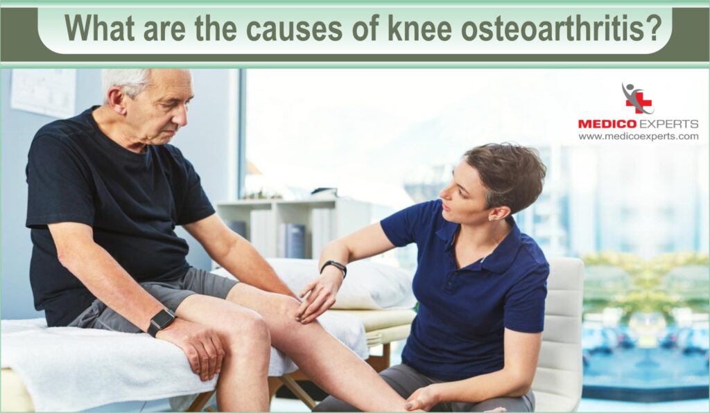 What are the causes of knee osteoarthritis