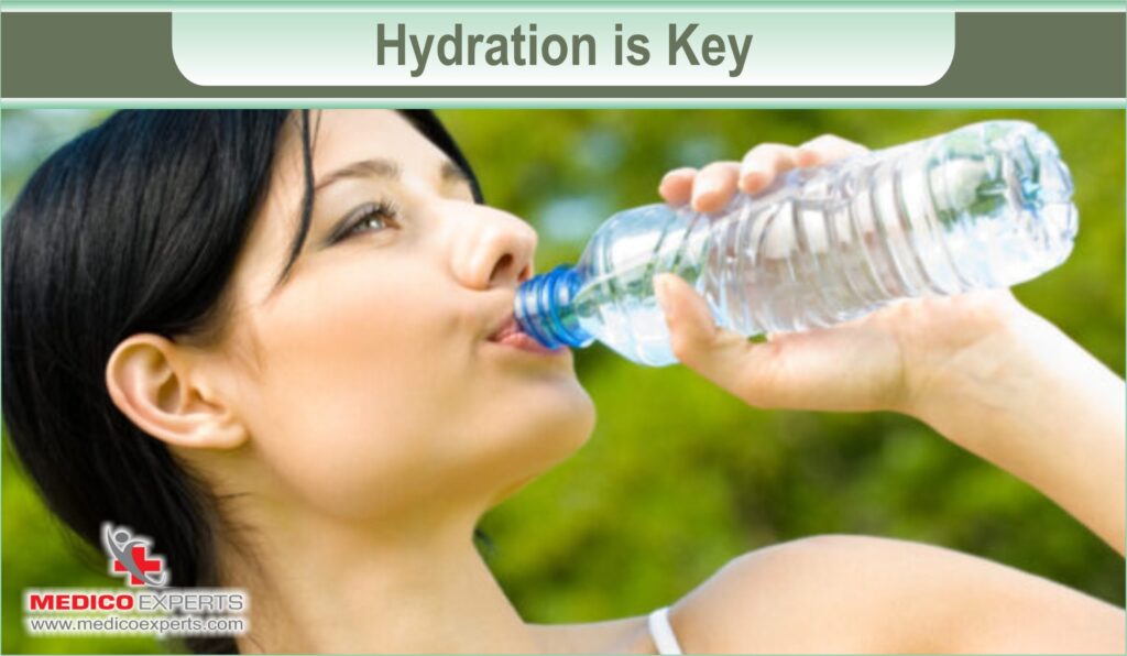 10 proven tips to get glowing skin, Hydration is Key