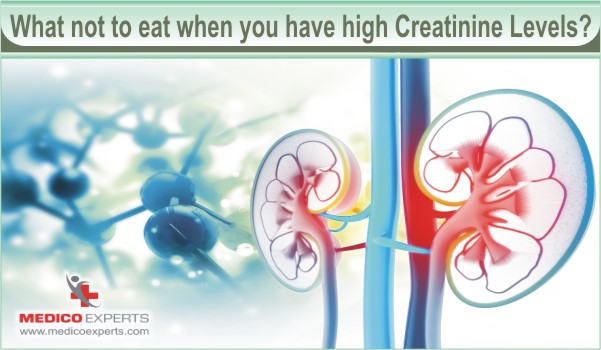 Which Food reduces Creatinine Level?