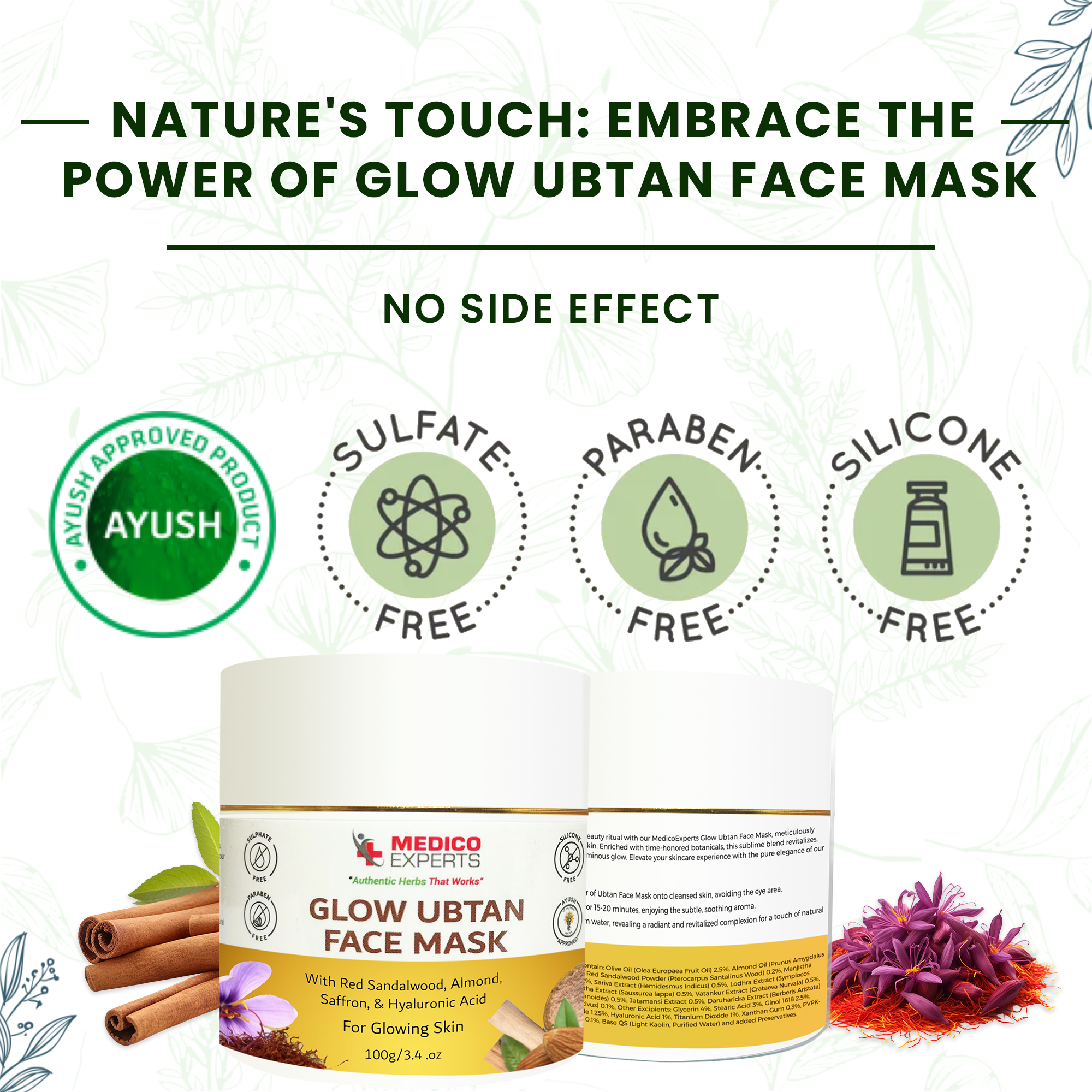 Glow Ubtan Face Mask for Glowing Skin