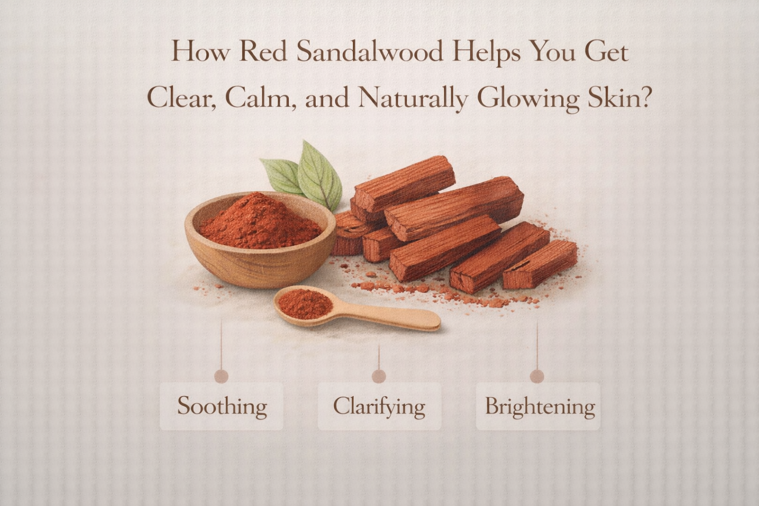 How Red Sandalwood Helps You Get Clear, Calm, and Naturally Glowing Skin