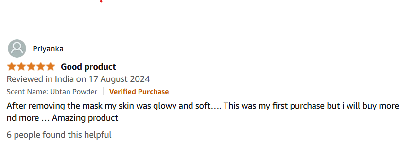 Review MedicoExperts Glow Ubtan Face Mask for Glowing Skin
