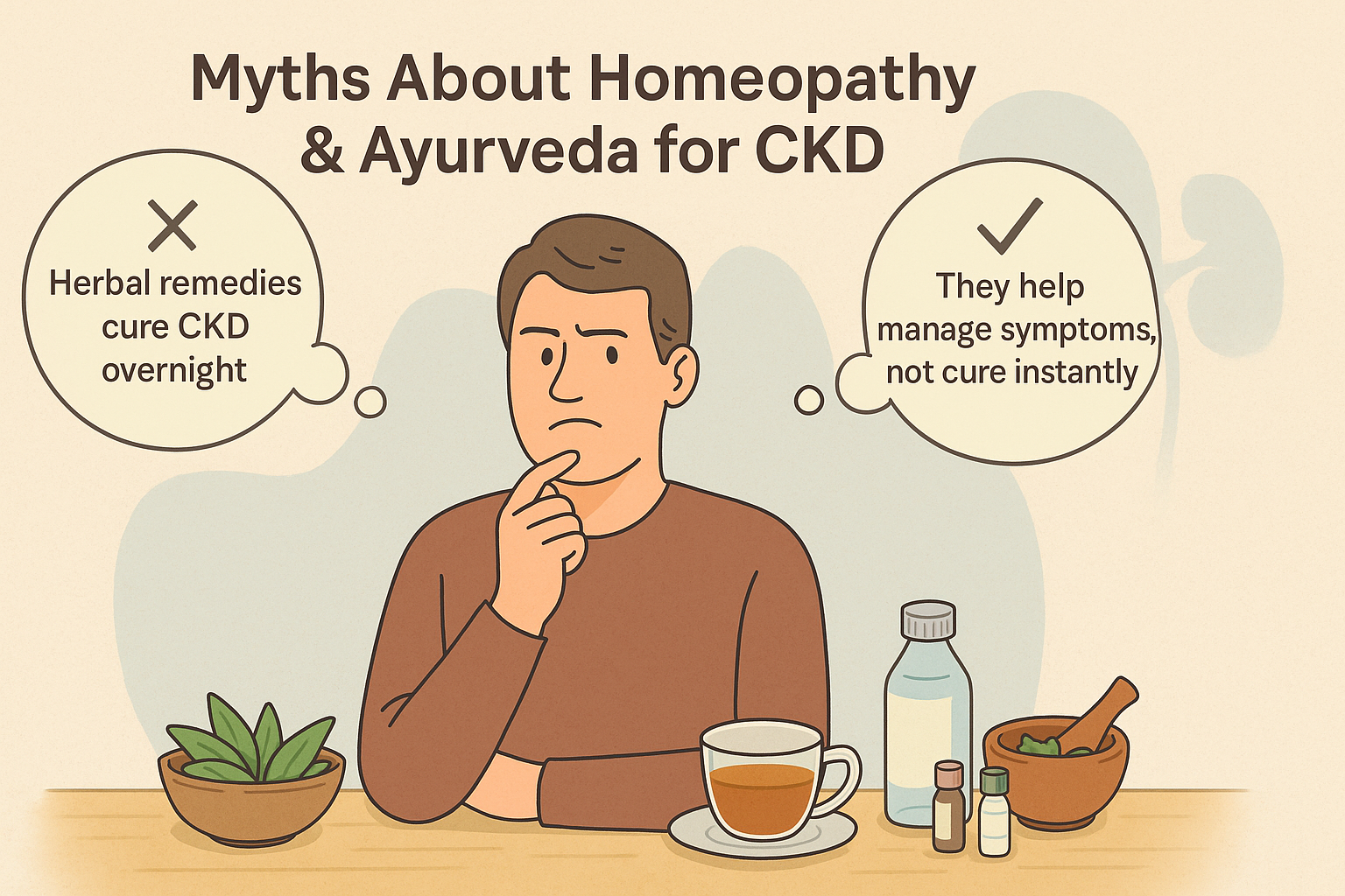 Myths about Ayurveda and Homeopathy for CKD