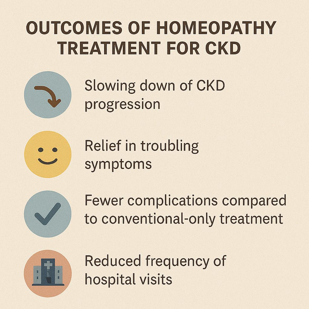 Outcomes of Homeopathy treatment for CKD Outcomes of Homeopathy treatment for CKD