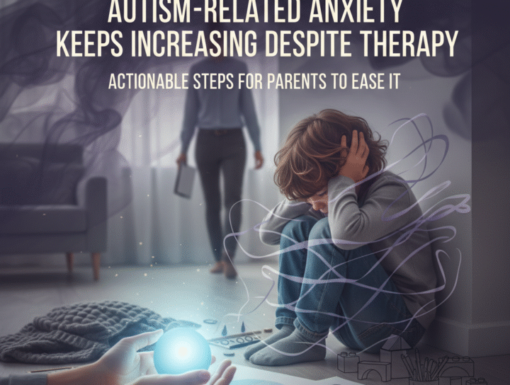 Why Your Child’s Autism-Related Anxiety Keeps Increasing Despite Therapy Actionable Steps for Parents to Ease It