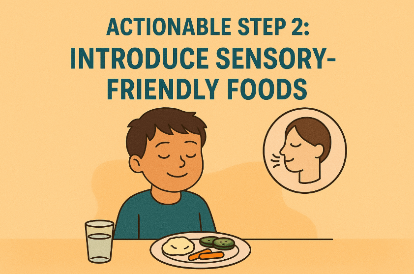 Introduce sensory friendly foods
