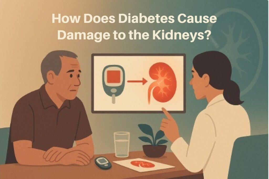 How does Diabetes Cause Damage to the Kidneys?