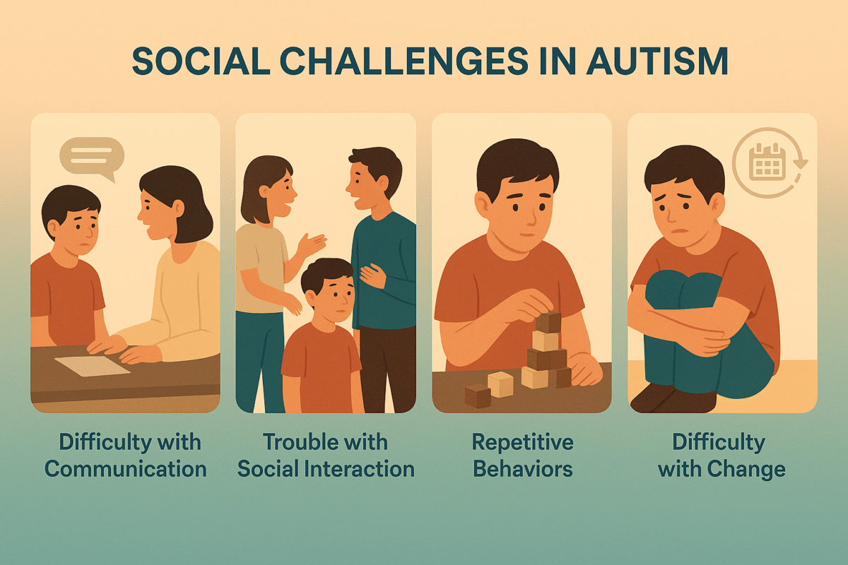 Social Challenges in Autism: Causes, Impact & Support