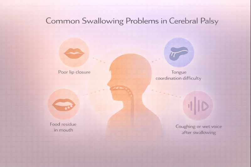 Common Swallowing Problems in Cerebral Palsy