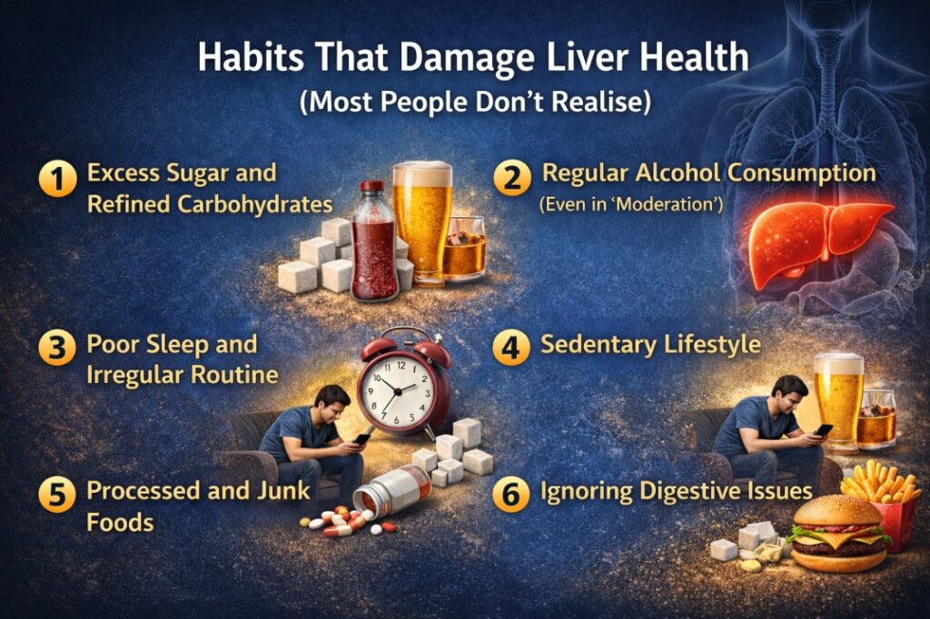 Habits That Damage Liver Health