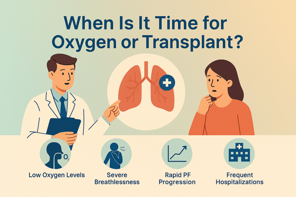 When Is It Time for Oxygen or Transplant?