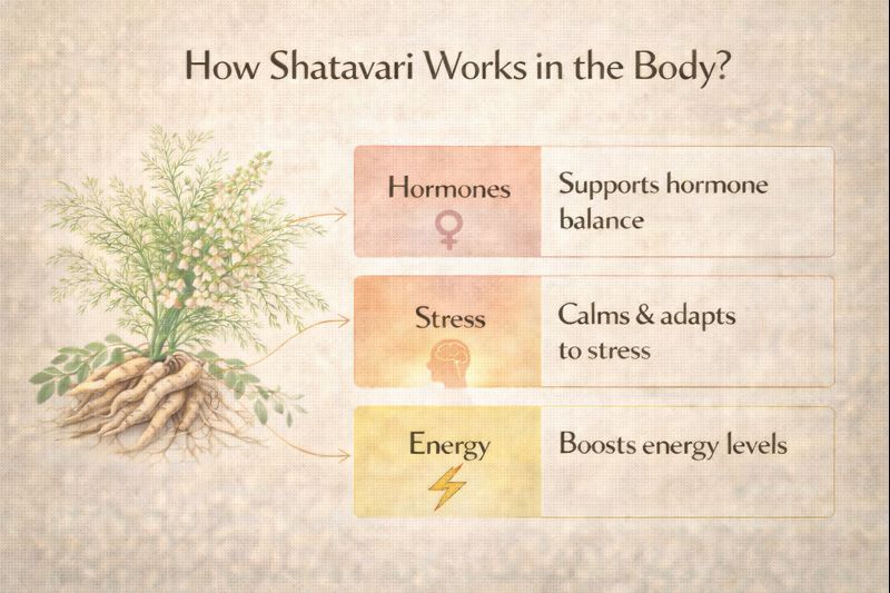 Shatavari Benefits For Women: Hormones, Energy & Libido 9 How Shatavari Works in the Body?