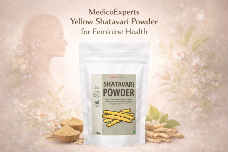 Shatavari Benefits For Women: Hormones, Energy & Libido 12 MedicoExperts Yellow Shatavari Powder for Feminine Health