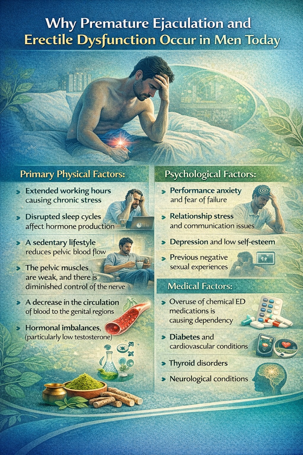 Premature Ejaculation and Erectile Dysfunction