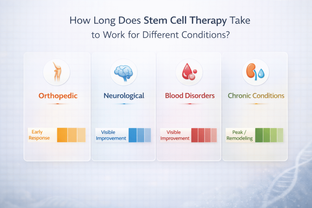 How Long Does Stem Cell Therapy Take to Work for Different Conditions?