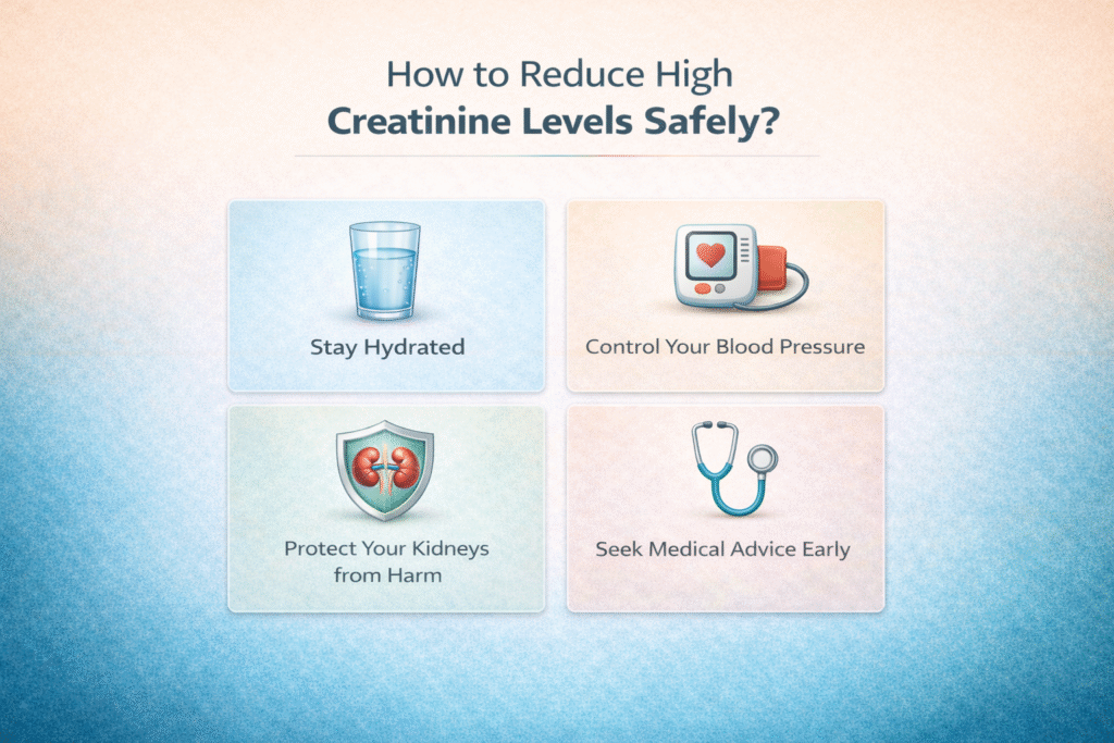 How to Reduce High Creatinine Levels Safely?