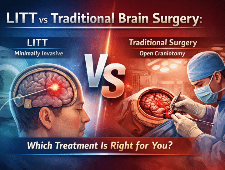 LITT vs Open Brain Surgery