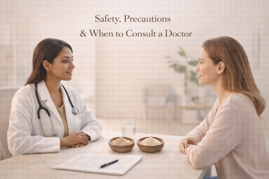 Safety, Precautions & When to Consult a Doctor
