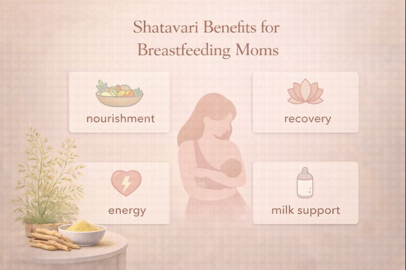 Shatavari Benefits for Breastfeeding Moms