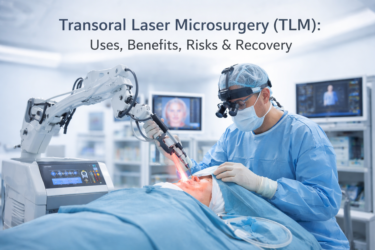 Transoral Laser Microsurgery (TLM): Uses, Benefits, Risks & Recovery 7 Transoral Laser Microsurgery (TLM) - Uses, Benefits, Risks & Recovery