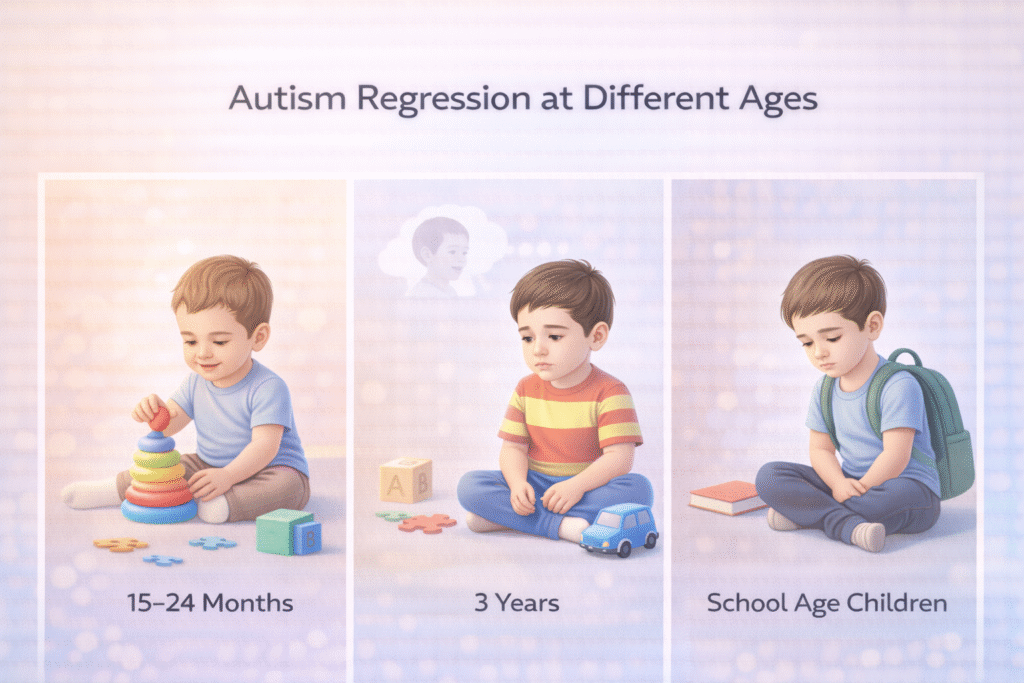 Autism Regression at Different Ages