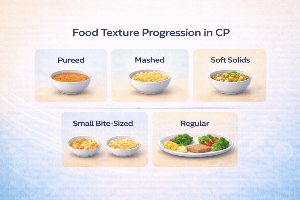 Food Texture Progression in CP