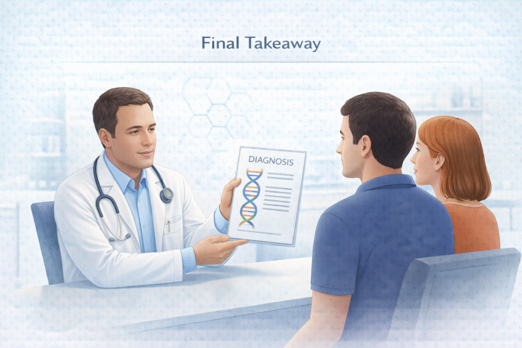 Genetic Testing for Muscular Dystrophy - Final Takeaway