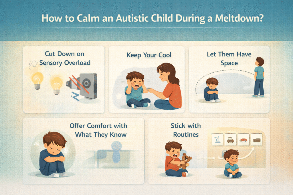 How to Calm an Autistic Child During a Meltdown?