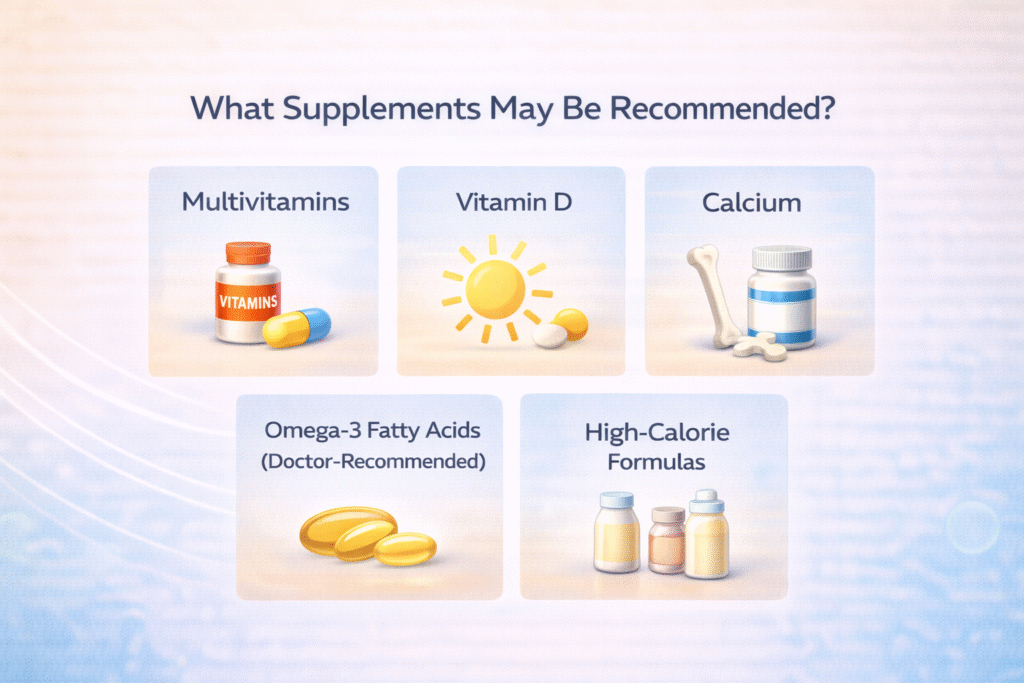 What Supplements May Be Recommended?