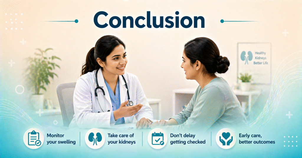 Swelling In Legs Due To Kidney Problem: Early Signs, Causes & How To Protect Your Kidney Health Before It Gets Serious 12 Swelling In Legs Due To Kidney Problem - Conclusion