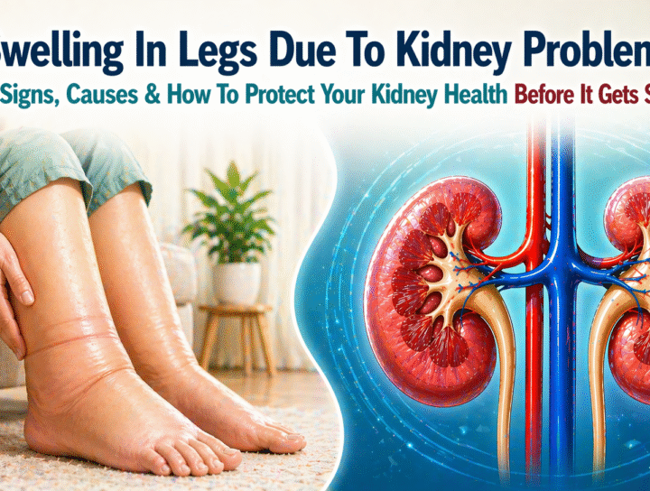 Swelling In Legs Due To Kidney Problem - Early Signs, Causes & How To Protect Your Kidney Health Before It Gets Serious