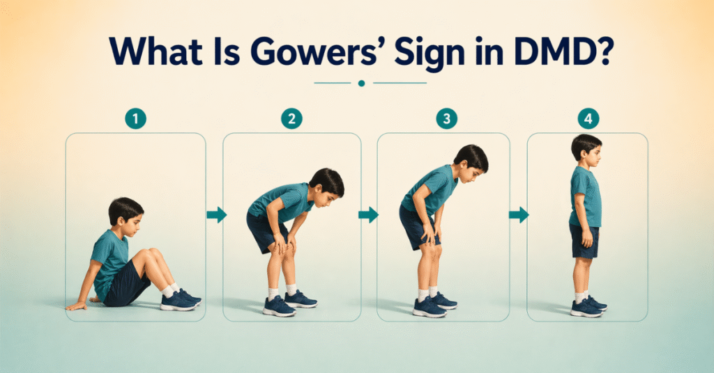 What is Gowers’ Sign in DMD?