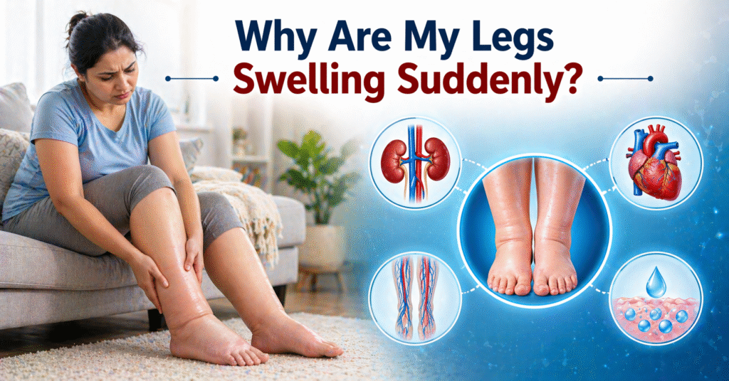 Swelling In Legs Due To Kidney Problem: Early Signs, Causes & How To Protect Your Kidney Health Before It Gets Serious 8 Why Are My Legs Swelling Suddenly?
