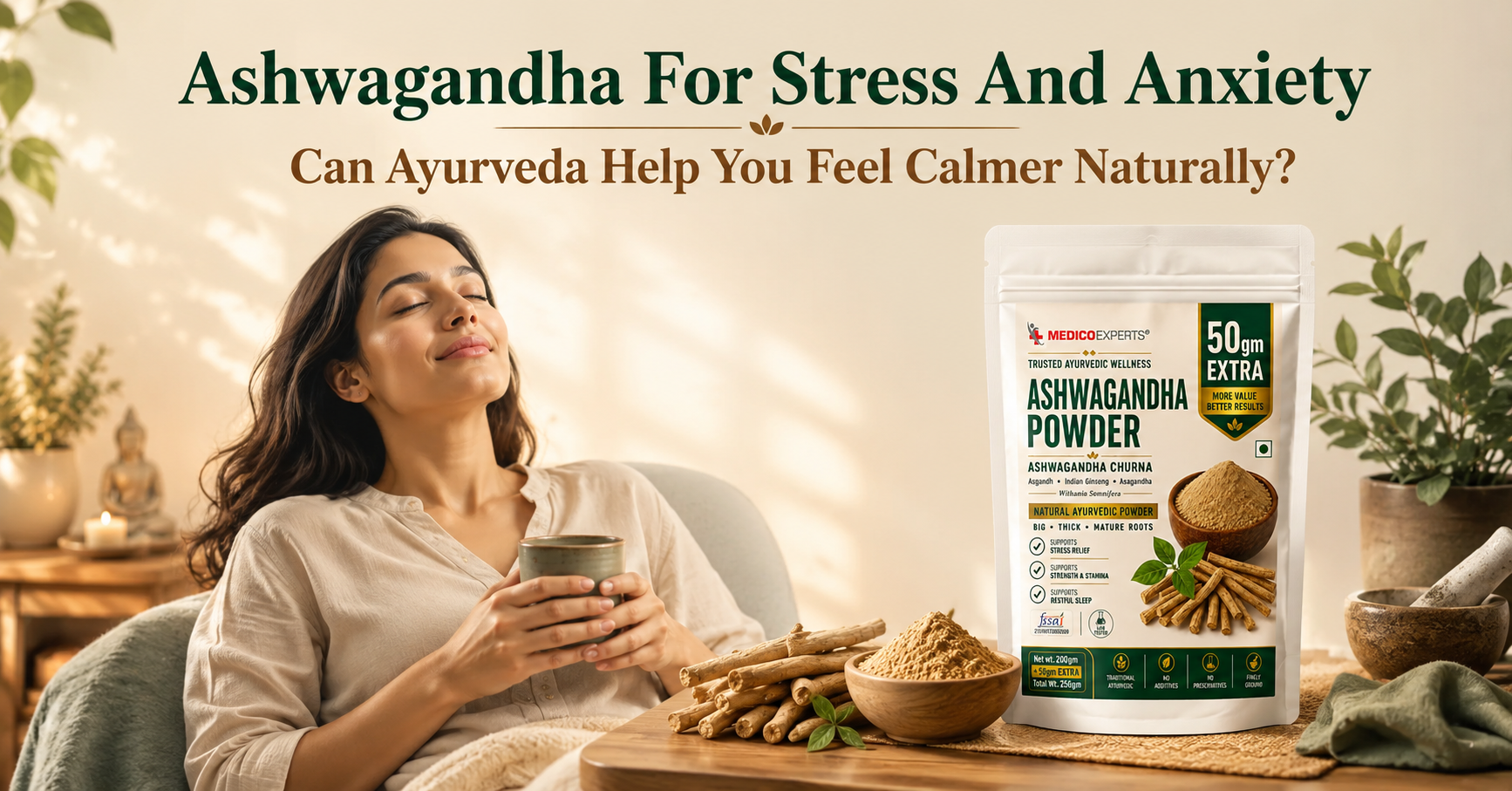 Ashwagandha For Stress And Anxiety - Can Ayurveda Help You Feel Calmer Naturally?