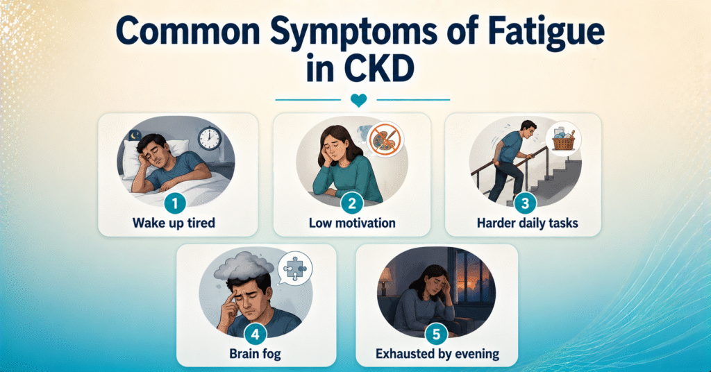 Common Symptoms of Fatigue in CKD