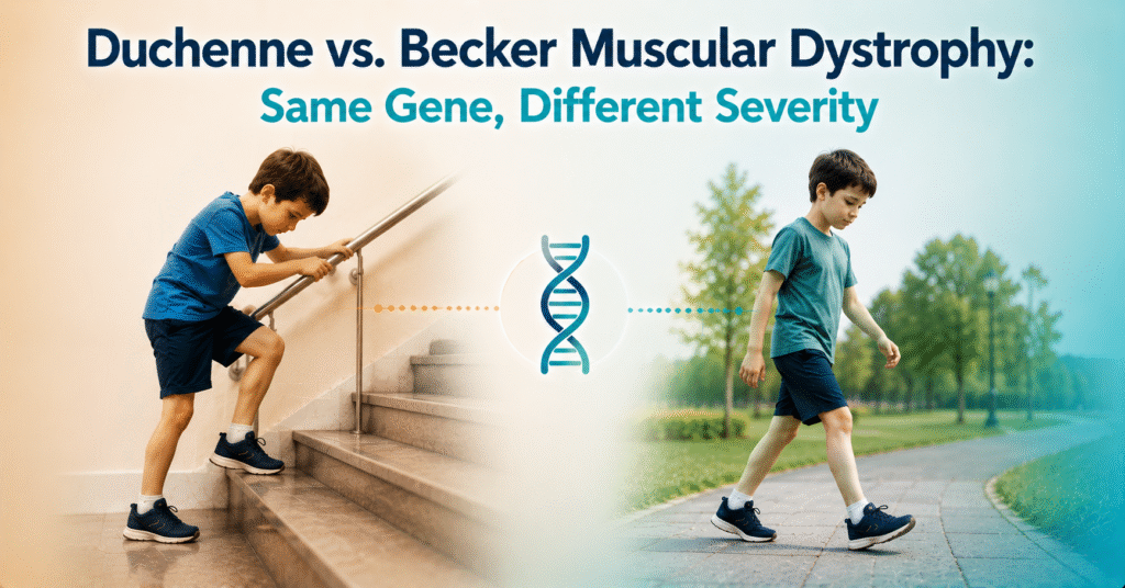 Duchenne vs. Becker Muscular Dystrophy - Same Gene, Different Severity