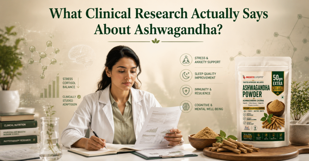 What Clinical Research Actually Says About Ashwagandha?