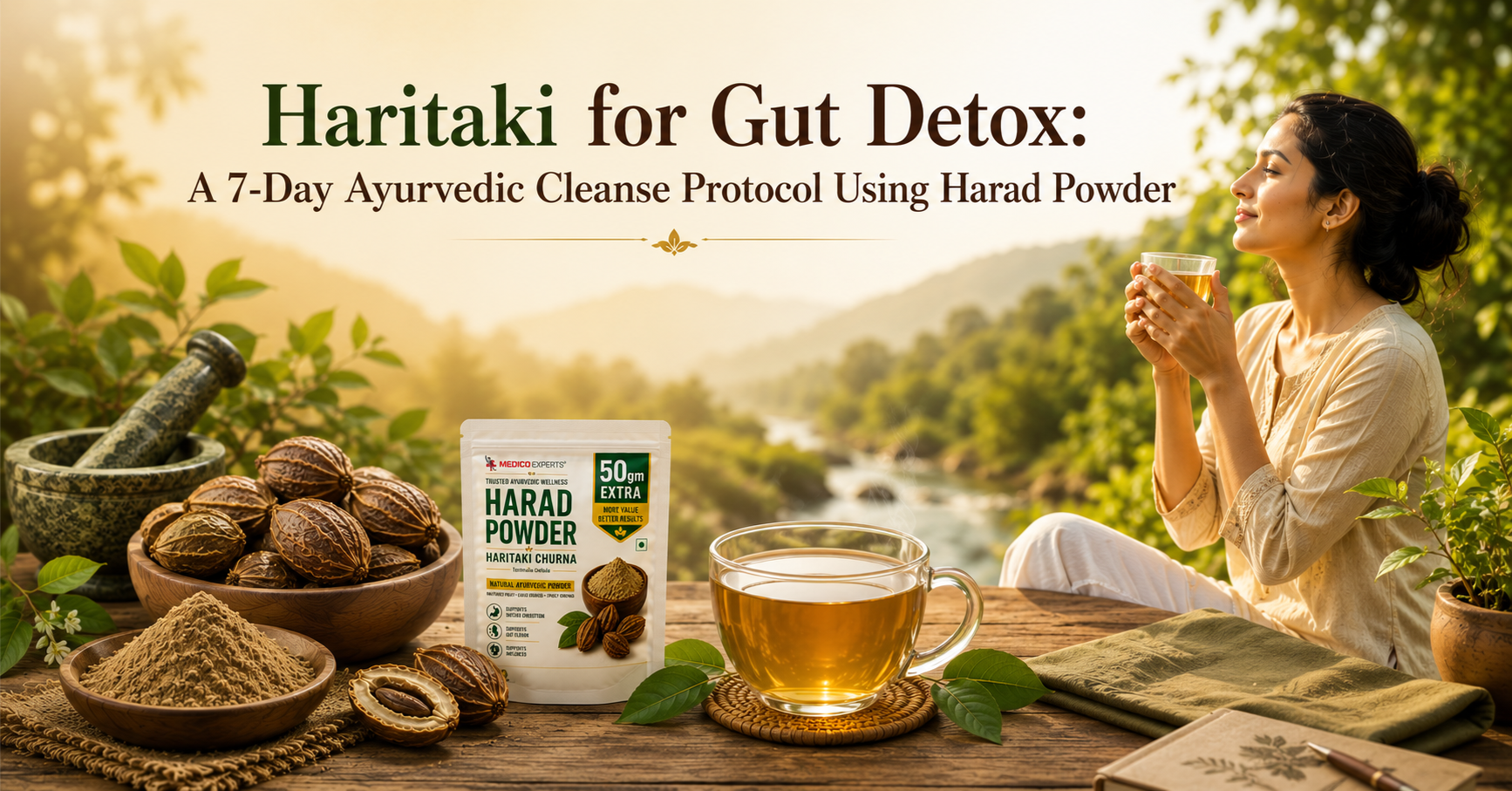 Haritaki for Gut Detox - A 7-Day Ayurvedic Cleanse Protocol Using Harad Powder